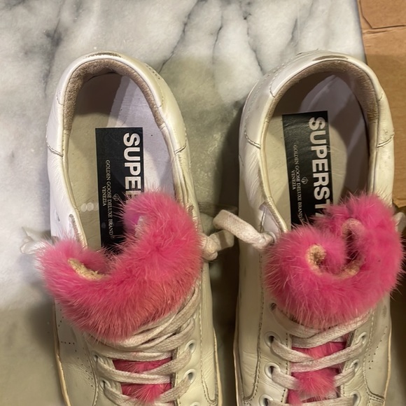 Golden Goose fur Superstar sneakers size 37 - Picture 3 of 7